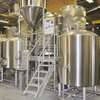 10BBL commerciale utilizzato acciaio inossidabile ha isolato fabbrica di birra saccarificazione sistema in euro