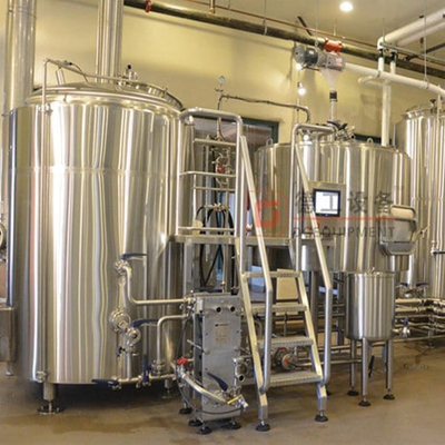 Serbatoi di produzione di birra conici con riscaldamento automatico a vapore in acciaio inossidabile su misura 7BBL in vendita