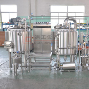 500L Sistema completo automatizzato di produzione di birra artigianale Birra a tre pentole con certificazione PED