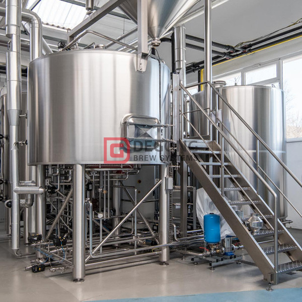 Attrezzatura di produzione della birra SUS304 con riscaldamento a vapore certificata PED 20HL per uso commerciale
