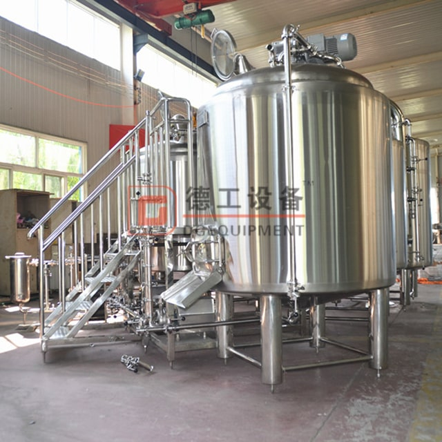 Birrificio per birra in acciaio inossidabile artigianale a 3 navi da 1000 litri applicato sul birrificio da birreria