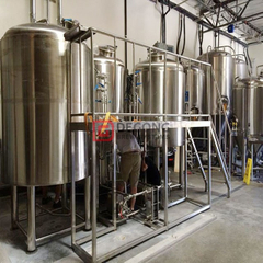 Bollitore per birra Macchina industriale in acciaio inossidabile per birra artigianale Popolarità della fabbrica di birra chiavi in ​​mano in Europa 10HL
